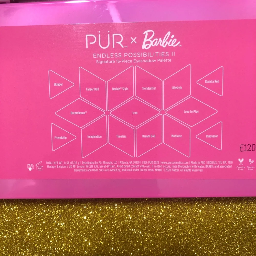 BNIB! PUR X Barbie Eyeshadow Palette in Endless Possibilities 2 💖